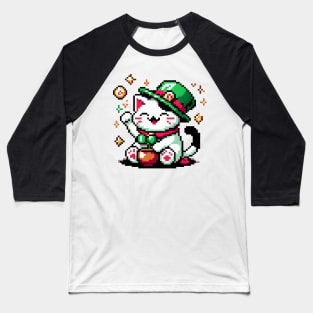 ST Patricks Cat Baseball T-Shirt